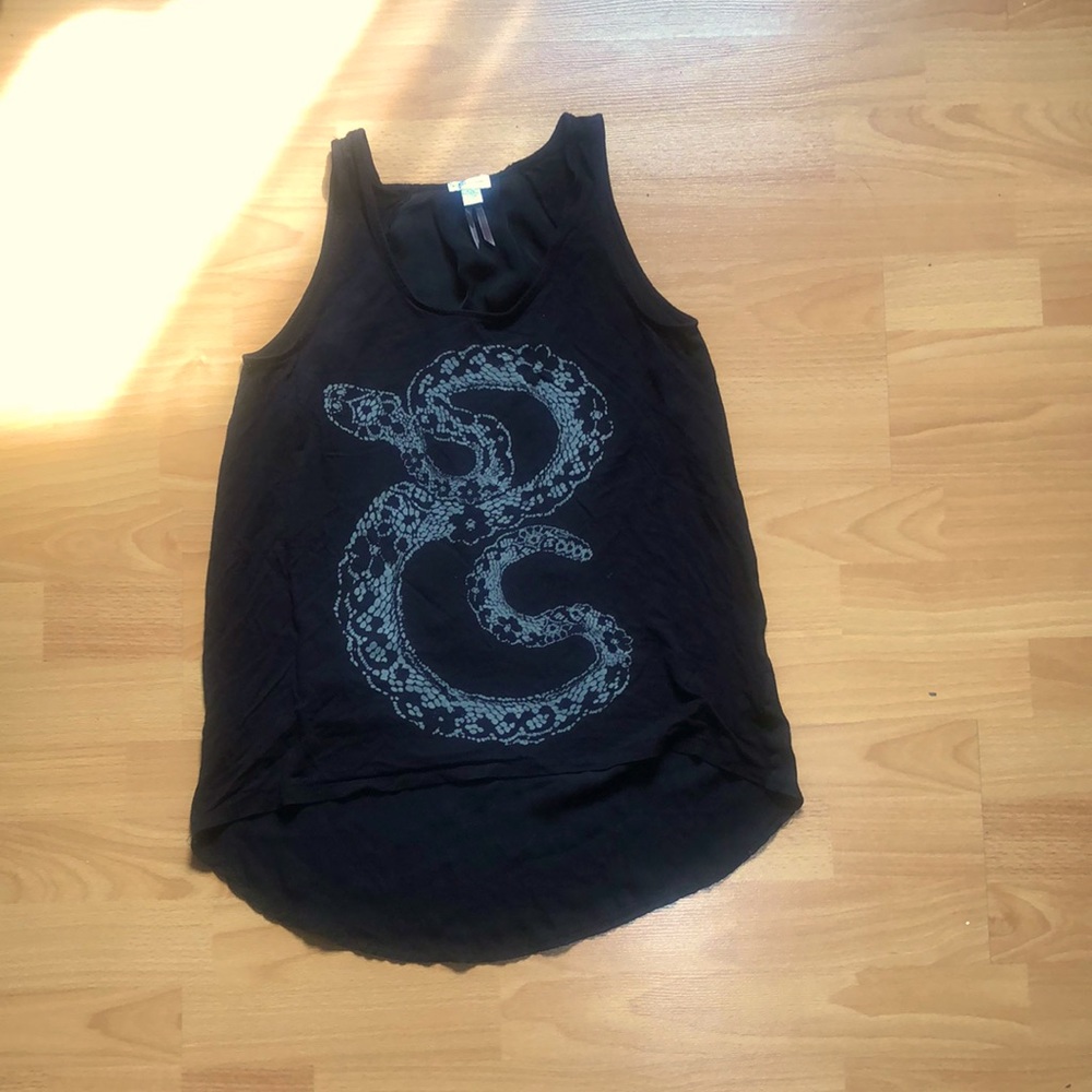 (3 for $20,bundle)  Black Rattle-Snake tank top, super soft, excellent condition